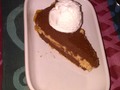 No birthday cake for Grandma! Instead I made one of her fav's - a chocolate silk pie based on tofu with peanut butter tofu in the middle.