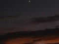 Venus and Jupiter over Sierra Sunset