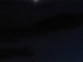 Quarter Moon over the Peaks