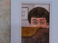 ...Kilroy was here... My nephew in a Poppi painting.