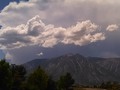 Clouds over the Mountains Eastern Sierra Nevada Mts