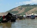 Floating city of Chong Kneas on the Tonle Sap in Cambodia