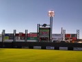Reno Aces ballpark - #ACON game. Waiting for my niece to throw out the first pitch ... it wasn't a strike but she threw it to the catcher without any hops!