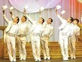 Adolfo (front center) dances in 42nd Street