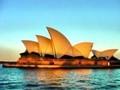 Golden Performance - It was the "golden" hour as I sailed passed the Opera House on the Darling Harbour ferry - Sydney Australia