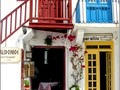 Kaleidoscope Doors - Mykonos Greece #traveler #travelblogger