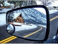 Looking back around the corner.