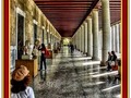 Stoa Attalos Colonnade - Ancient Agora - Athens Greece