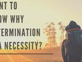 Want To Know Why Determination Is A Necessity? Check It Out Here