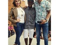 Minutos despues de la presentacion 🎤 Que gracias a Dios Salio muy bien 🎸🎼 #ComplementosFeriaUrbana ☆