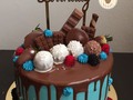 #muffinsymas #chocolatedripcake