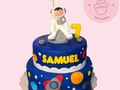 Cake astronauta 👩‍🚀 🪐 🌍 🚀   #cakeastronauta #reposteria #pasteleriaartesanal #pasteleriacreativa #fondantcake #cakestagram
