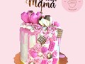 Dripcake 💖💛  #muffinsymas #reposteriacreativa #pastelería #pasteleriaartesanal #heartcake #fondantcake #cake #pastel #tortas #dripcake