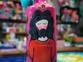 Serie Corazón de Jesús.  #valentinacarrero #creadoradearte #corazondejesus #fé #botellasrecicladas #artereligioso #Corazón #colores #armonía #art #maturin #Venezuela