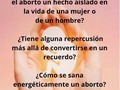 Las terapias familiares, las dinámicas sistémicas, otorgan el espacio para sanar los dolores que están ocultos. “Pertenecemos a un sistema más grande, que incluye a los que han venido antes de nosotros y a los que van a venir después. Todo lo que hacemos afecta a todos, porque en la vida nos movemos como un gran sistema. Cualquier movimiento o sanación que hagamos es colectiva, es de todos”. BH  Imagínate que hay una conciencia propia, que se expresa de manera inconsciente en nosotros, si ese derecho es retirado –como se da con el aborto inducido–, se va a producir un síntoma, una ruptura en el alma familiar, que el sistema va a buscar restituir. “Sistémicamente la vida va a tomar a otro miembro y lo va a hacer compensar, porque es necesario que se mire al excluido.  Hasta que no se mire con amor lo que está oculto en la historia familiar, el síntoma va a seguir apareciendo. En el caso del aborto, va a depender de cómo se haya dado la interrupción del embarazo. Por ejemplo, si el bebé había sido concebido entre dos personas que lo deseaban con amor y ocurre un aborto espontáneo en el primer trimestre, probablemente no hayan consecuencias futuras más que un duelo normal, dado que la vida de ese niño tenía su lugar en el sistema. Pero si hubo violencia e intención de muerte, alguien más va a cargar con eso. “La vida está siempre tratando de sanar en la misma proporción en que nosotros nos alejamos de los órdenes del amor”  Consecuencias: - El 75% de las parejas abandonan el proyecto de familia, pareciera que abortara a la pareja también. - En el caso del hombre hay un patrón económico, viven vidas difíciles. - Se crean agujeros donde el dinero se diluye. - Se bloquea la zona pelvica (el cuerpo entiende que hubo una muerte) ¿Cómo sanamos? A través de procesos. - Traerlo al conciente, pero conmoviendonos si el corazón no se conmueve no hay sanación. - Ayudando a otros niños, dedicándote a educar o sirviéndole algún niño economicamente o como “figura” de padre o madre. - Darle su lugar por ejemplo: si yo tuve una pérdida antes de Fabio, Fabio es mi primer hijo vivo, el segundo de mis hijos. #Verbalízalo  Comparte alguien necesita leer esto! 💞
