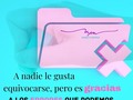 Así es como aprendemos  Todos hemos escuchado "uno aprende de sus errores", pero el ensayo y error es realmente parte de cómo se desarrolla nuestro cerebro y nuestras habilidades.  Pareciera que la experiencia es el nombre que todos le dan a sus errores.  Recuerdo mi primera falla en un exámen importante y desilusionar con mis notas fue terrible. Pero me enseñó a lidiar con la desilusión la ajena y más allá “la propia”.  Un comentario o conversación accidentalmente desde la ironía puede hacer que se rompa una relación, pero te enseñará manejarte en una conversación incómoda.  Lo bueno, es que cuando tomamos un poco de distancia, los errores se pueden convertir en historias graciosas.  #lavidaesunaprendizaje #tuinstinto  #siempretienerazon