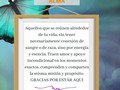 ¿Has conocido alguna familia de tu alma?  Hoy te regalo algunas formas de conocer cuando en tu vida se presenta una familia del alma. (No explicaré qué son por lo extenso y porque las creencias juegan un papel fundamental aquí) sin embargo, conocer a que familia pertenecemos nos permite despertar a nuestra naturaleza divina y alinearnos con nuestro propósito en la Tierra y la misión que dirige a nuestra alma.  ¿Conoces tu misión y tú propósito?, R= NO. R= Las familias del alma ayudan.  Nivel básico de reconocimiento:  1- Patrones familiares similares (Historias, trabajos, servicios, ancestros, profesiones, comportamiento, hechos, etc) Ejm: escuchas algo y dices “igual que..” o “wow que coincidencia” justo ahí empieza a prestar atención…  2- Afinidad desde un primer momento.  3- Apoyo incondicional repentino.  4- Compartes tu propósito y vibración. (Alegría, pasividad, velocidad, rabia, miedo, tristeza) etc  Conectar con esta familia incrementa tu ABUNDANCIA.  Siento que para que puedas reconocerlas, tienes que tener claro tu propósito. ¿Para qué estás aquí? ¿Para qué estás vivo? Respóndete y válida tu alma, tú espiritu, como quieras llamarle, te responde através del cuerpo, por medio de sensaciones. Y “casi siempre” son buenas.  Ahora que sabes esto, ya no eres INOCENTE. Asi que deja simplemente que la vibración de las palabras resuenen en tú interior y observa el movimiento de tu alma mientras lees esto. No te identifiques con la profesión que has escogido o con la actividad emprendida hasta ahora, sino con aquello que mueve y conmueve al alma. Formamos parte de una única familia y no de varias. Según la posición que ocupemos en su seno nos puede parecer que participamos en todas…No juzgues esta sensación, solo pertenecemos a una aunque todas las familias se conocen y se comunican entre sí en el más allá y también en el mas acá a pesar de las personalidades de cada uno.  Deja vibrar tu alma.  Y agradece el reconocimiento. ¡GRACIAS!