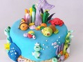 Torta creada para dos mágicas princesas! @gloriamrz #oceancake #ocean #mar #animalesmarinos #cake #barranquilla