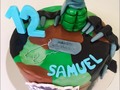 Torta de Fornite, esta temática aclamada por los amantes de este video juego!.  . . Haz tus pedidos por whatsapp el link directo lo encuentras en nuestro perfil. #nani #nanireposteria #tortasbarranquilla #fiestasbarranquilla #celebracionesbarranquilla