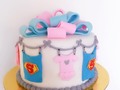 Torta para revelación de sexo! Fue una experiencia increíble! Mira nuestra historia del momento en que nuestros clientes conocieron el sexo del su bebé !  #sexreveal #celebracionesbarranquilla #tortasbarranquilla #nani #nanireposteria