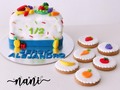 Los 6 meses de un bebé abre todo un mundo para explorar los alimentos!!  Contáctanos para hacer tu pedido al 301-2788590  #nani #nanireposteria #hechoconamor #6months #6monthscake #barranquilla