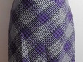 ANN TAYLOR LOFT Size 4P Womens Geometric Zipper Wool Blend Line A-Line Skirt