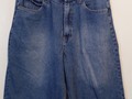 BROOKLYN XPRESS Size 34 Mens Dark Washed Blue Denim Zip Button Fly Jean Short