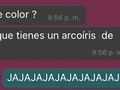 JAJAJAJAJAJAJAJAJAJA nojoda, uno no puede colocar un corazón de un color porque ya es malo 😂😂😂😂