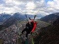 Did not crash land but did fall in love with Switzerland 🪂 🇨🇭 🫶