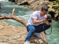En acción desde una de las 10 maravillas de Panamá: "Los Cangilones de Gualaca" 🎬  #feeling507 #travelphotography #trip #turismo #panama #chiriqui #loscangilones #gualaca