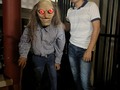 Con "El Jorobado" en las fiestas del barrio El Peligro