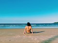 Sol, arena y mar 🏖  #bombinhasbeach #santacatarinabrasil #vacations