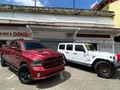 Dodge RAM: rines, emblemas y parilla en negro matte.  Jeep Wrangler: parrilla, marco de lamparas y emblemas en negro matte.  Servicios Disponibles: Aplicación de Plasti Dip en general. Pintura de rines y calipers. Pintura de piezas en general. Lavado detallado, pulimiento, remoción de lluvia acida y Limpieza de interior. Lavado de motor. Tapicería. Instalación de papel ahumado. Instalación de luces.  Nueva ubicación: Av. Jose Agustín Arango frente a Plaza (Mega Depot). A 3 mins del Corredor Sur ( Salida de Costa del Este, Santa Maria).  Solicita tu cotización y agenda tu cita al 6670-8500. #panama #pty #plastidip #507 #jeep #ram #dodge