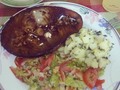 Waaao! Mi #almuerzo de hoy, preparado por mi gran #amor @vaneoblitas_hbl, gracias por consentirme mi vida, con una rica y #saludable comida! Hecho en #casa con amor al estilo #venezolano y con sazón #peruano