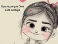 Sonríe, Sonríe, porque DIOS está contigo...