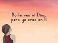 Fe simple y poderosa, así es la fe...