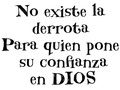 Mi confianza está en Dios...