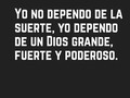 Y tu, de quién dependes?