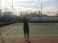 Aquí intentando llevar la jugada a @nosarodriguez y su dupla @marianetaaa 🎾 (Que nivel abogada, casi me saca el ojo) #Albotenis #Tenis #Nike #HavingFun