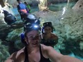 Una de las mejores experiencias que hemos podido tener 🐠🇲🇽 amantes del agua 💯 #snorkeling #Cenote #aktunchen #Quintanaroo #mexico #PlayaDelCarmen #Peces #buceo #Partnerincrime