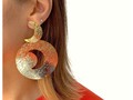 Aretes CIGLO DE 🌙 en Bronce Martillado !! #oparina