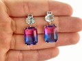 Aretes En Cristal !? Aretes DOBE con Cristal de Efecto 🔥  Diseños Exclusivos de Oparina y Oparina.Co #oparina