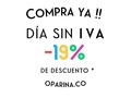 🌟 Estas Lista Para Comprar Todos Tus OpariAntojos y Regalos De Navidad con 19% De Descuento !??  Envíanos tus OpariAntojos y Realiza tu compra con Descuento HOY mismo !!   *No Aplica ventas por mayor  *No aplica colección Lifestyle ni Piedras y herrajes  *Por compras superiores a $ 100.000 obtienes envío nacional gratis   #oparina  #blackfriday #diasiniva