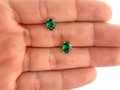 ✨Aretes Verdes en Gold Silver Rhodium ✨  #oparina