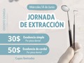 III Jornada: extracciones🦷💙 Si necesitas extraer tus cordales o realizarte extracciones simples el momento indicado es ahora🙌🏻  Este próximo 14 de Junio de la mano de nuestro cirujano especialista en maxilofacial estaremos realizando exodoncias simples y de cordales🦷  ▪️Exodoncia simple 30$ por pieza dental ▪️Exodoncia de cordal 50$ por pieza dental  Tendremos cupos LIMITADOS 🗓️ Agenda tu cita con nosotros contáctandonos vía DM o WhatsApp al (0412) 629 9571📱  Estamos ubicados en: 📍Colinas de Bello Monte, subiendo por la Av. Caurimare Frente al IUTIRLA. Caracas - Venezuela - No te pierdas esta súper oportunidad ¡Te esperamos!💙 . . #cordales #exodoncias #molares #muelasdeliuicio #extraccionesimples #extraccionescomolejas #dientes #odontologo #saludbucal #odontologia #colinasdebellomonte #caracas #carillasccs #dentista #limpiezadental #venezuela #gingivitis #limpiezadental #placadental #sarrodental #periodontitis #enciassanas