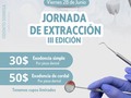 ¡Ya llegó la III edición de nuestra jornada de extracciones dentales!🦷  Si necesitas extraer una pieza dental, está es la oportunidad perfecta para hacerlo🙌🏻 de la mano de nuestro cirujano especialista en maxilofacial quien estará a cargo de las realizar las extracciones simples y de cordales🦷💙  ▪️ Exodoncia simple 30$ por pieza dental ▪️ Exodoncia de cordal 50$ por pieza dental   La fecha es para este próximo 28 de Junio en nuestro consultorio ubicado en Colinas de Bello Monte y tendremos CUPOS LIMITADOS😄  🗓️¡Agenda tu cita ahora! Contáctanos al (0412) 629 9571   📍Colinas de Bello Monte, subiendo por la Av. Caurimare Frente al IUTIRLA. Caracas - Venezuela  No pierdas la oportunidad de solucionar ese problema dental. ¡Te esperamos en Odonto sonrisa!🙌🏻 . #AgendaTuCita #ExtraccionesDentales #EspecialistaMaxilofacial #CirugíaSegura #cordales #exodoncias #molares #muelasdeliuicio #extraccionesimples #extraccionescomolejas #dientes #odontologo #saludbucal #odontologia #colinasdebellomonte #caracas #carillasccs #dentista #limpiezadental #venezuela #gingivitis #limpiezadental #placadental #sarrodental #periodontitis #enciassanas