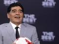 El look de Maradona dio que hablar en el inicio del Mundial!