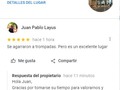 Me quede pensando. Mi comentario fue positivo ? googlemaps No dejes de ver la repuesta de ellos...uno genios !!