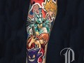 Anime Mix⛩ . . Tatuaje realizado en @mitotattoos  Citas y cotizaciones al wpp 📲 3192490591 . . . @mitotattoos  @radiantcolorsink  @protonstencil  @happyinkcare  @saniderm  @eztattoocolombia  @naruto_tattoo  @dbztattoos . . .  #tattoos #tattooartist #tattoocolor  #radiantcolorsink #animetattoo #anime #narutotattoo #sharingan #dbztattoo #goku #samuraix #caballerosdelzodiaco #pokemon #envigado #poblado #medellin #medellink #sabaneta #itagui #palmaone #palmatattooart
