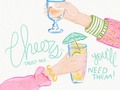 Cheers... you'll need them.. trust me. #sarcasm #custominvitations